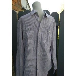 mens Gap L casual button down shirt 100% cotton